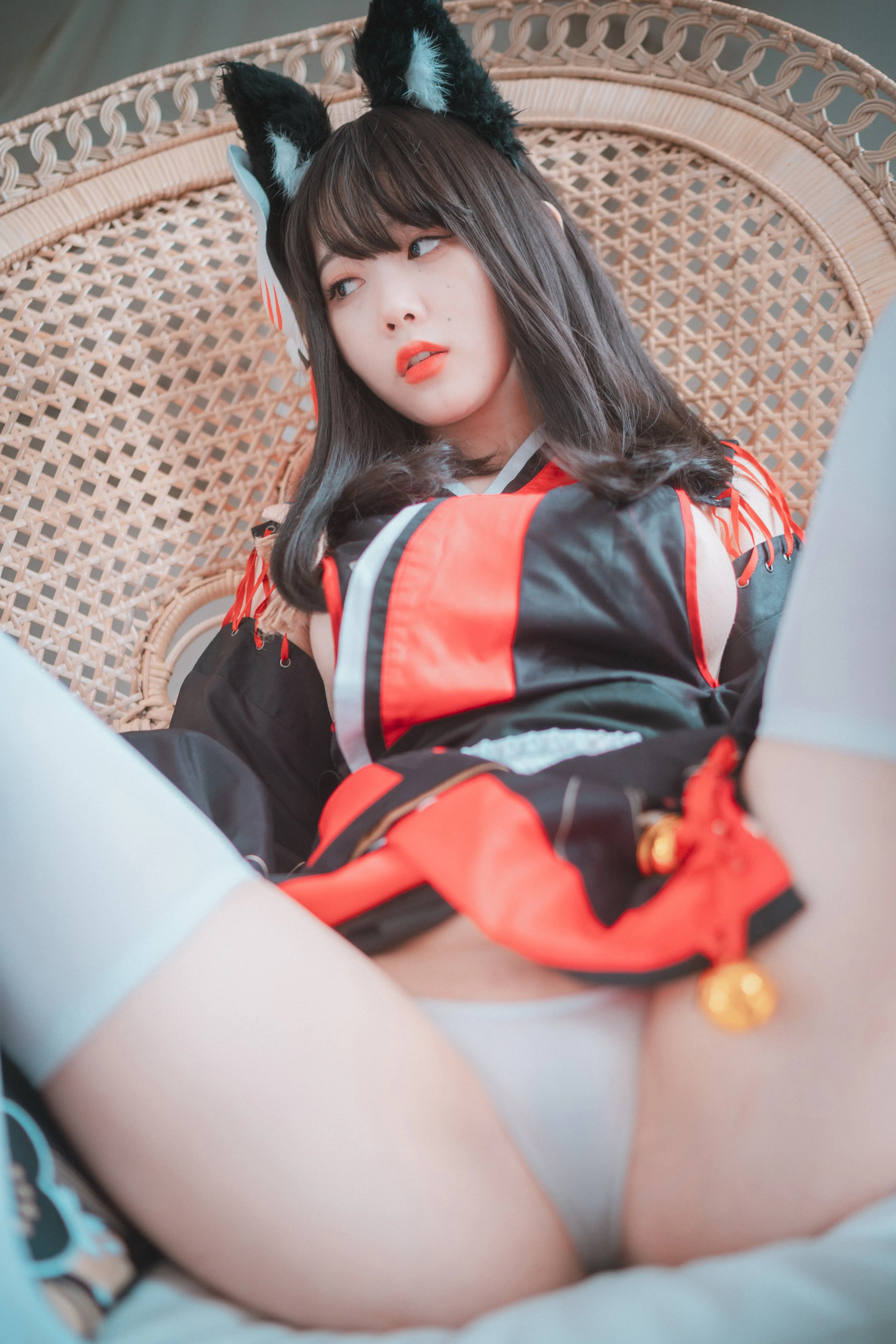 Close-up of Zia's Yamashiro cosplay makeup