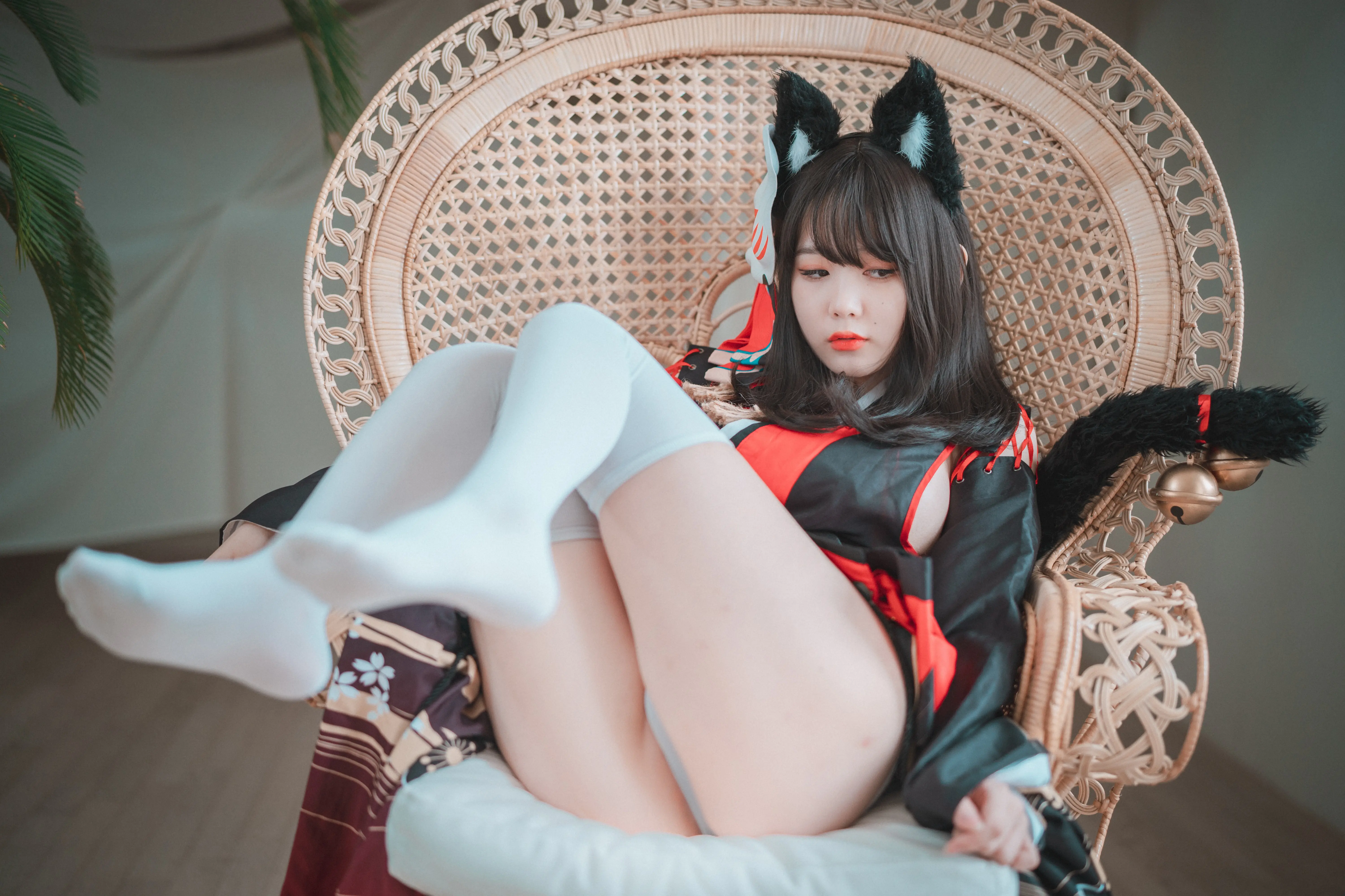 Zia dressed as Yamashiro from Azur Lane
