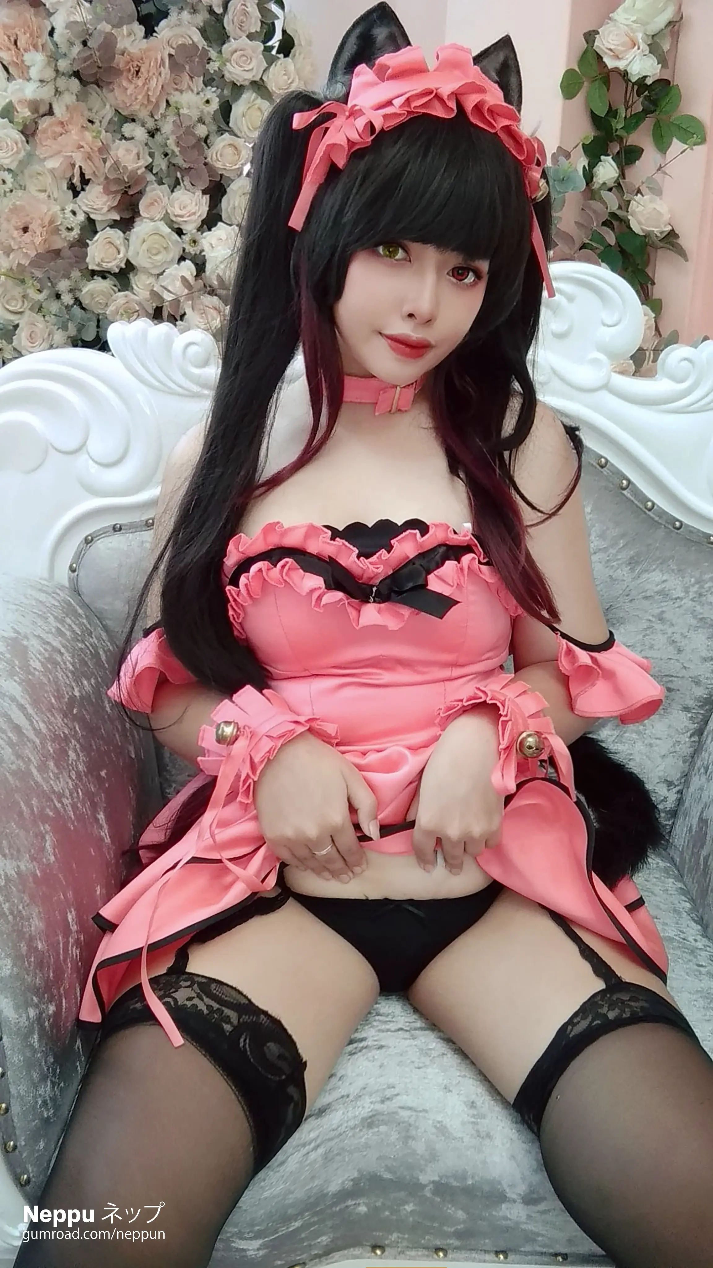 Neppu as Kurumi Tokisaki in Date A Live cosplay